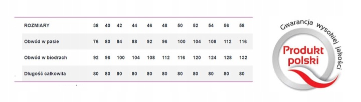 SPÓDNICA JEANS MAXI (38-58) KOLORY r.46