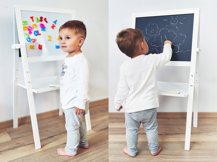 TABLICA DWUSTRONNA MAGNETYCZNA KREDOWA SUCHOŚCIER.