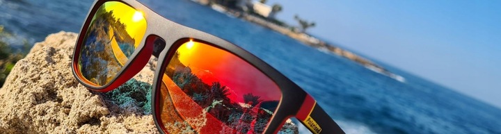 OKULARY PRZECIWSŁONECZNE MĘSKIE POLARYZACYJNE UV 400 ETUI POLARIZED CZARNE