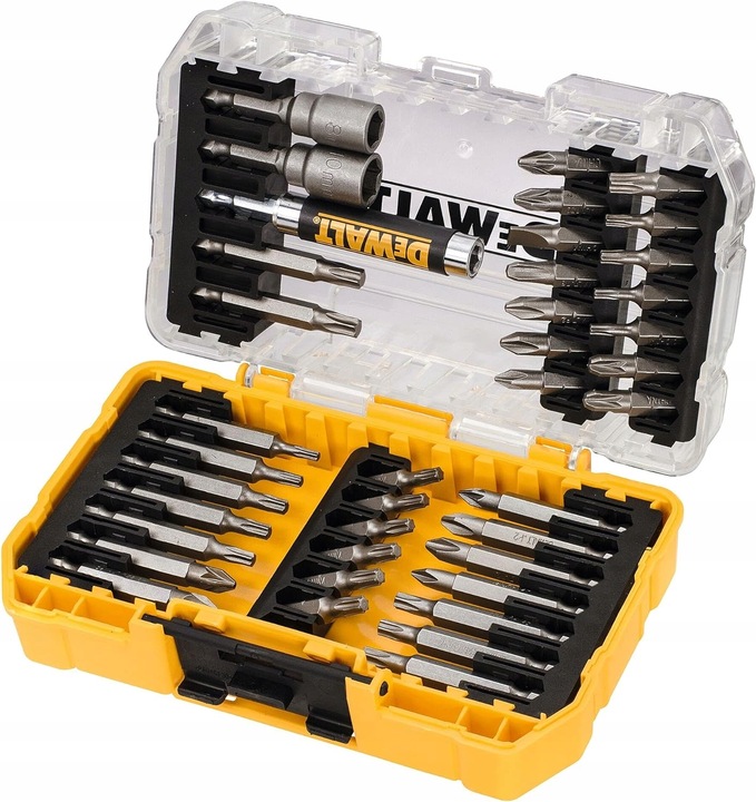 ZESTAW BITÓW DO WKRĘTARKI DeWALT 40 el. TSTAK ToughCase DT70717