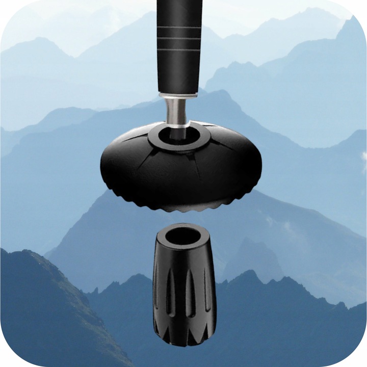 KIJKI DO NORDIC WALKING chodzenia kije trekkingowe MEGA WYGODNE zestaw 2szt