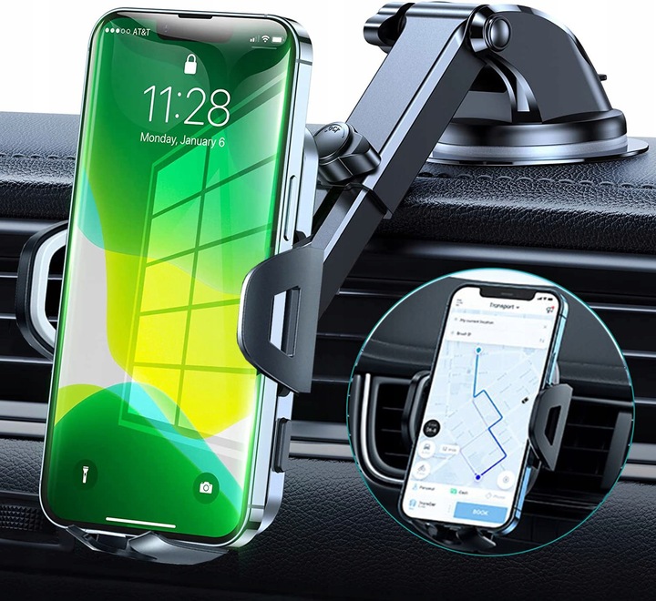 UCHWYT DO SAMOCHODU NA TELEFON SZYBĘ KOKPIT SOMOCHODOWY REGULOWANY