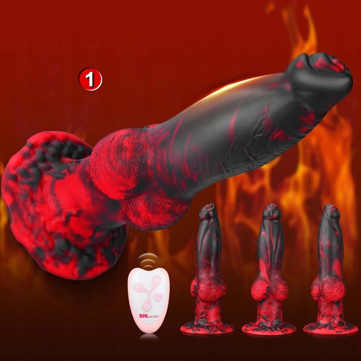 Analne Dildo Wibrujące z pilotem,7 trybów stymulacji Kontrola aplikacji APP