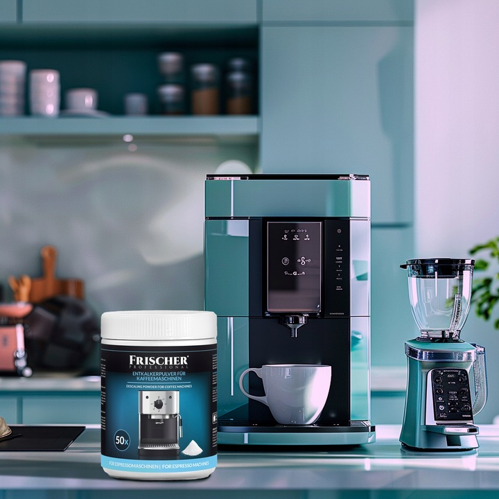 ODKAMIENIACZ DO EKSPRESU UNIWERSALNY PROSZEK 900g Frischer