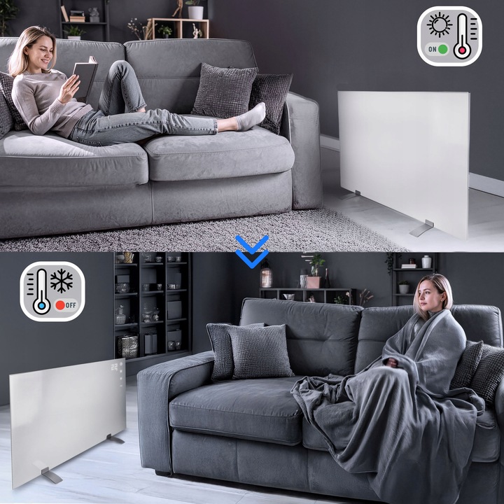 Grzejnik promiennik na podczerwień panel elektryczny EBERG 720W IR WiFi ECO