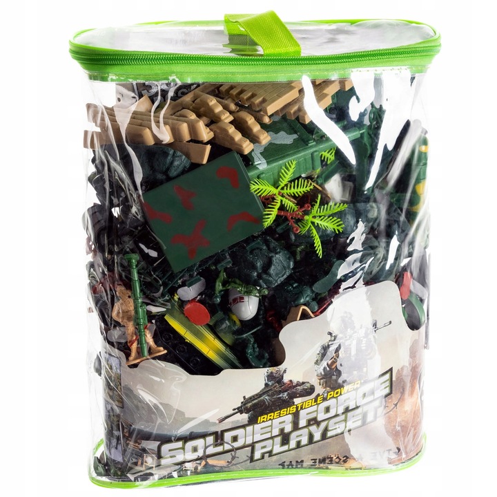 Baza Wojskowa Żołnierzyki Duży Zestaw Armia Figurki Czołgi Samoloty 300el.