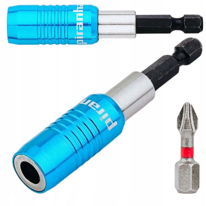 PIRANHACUT Uchwyt magnetyczy do bitów 1/4 GRATIS - Idealny