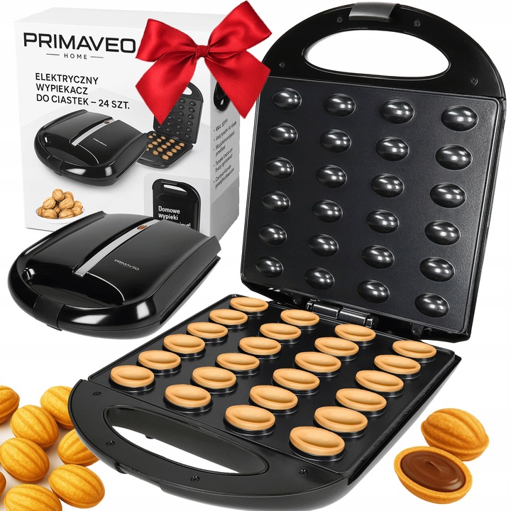 Opiekacz Do Orzeszków Ciastek Forma Nieprzywierająca Powłoka 24 SZT