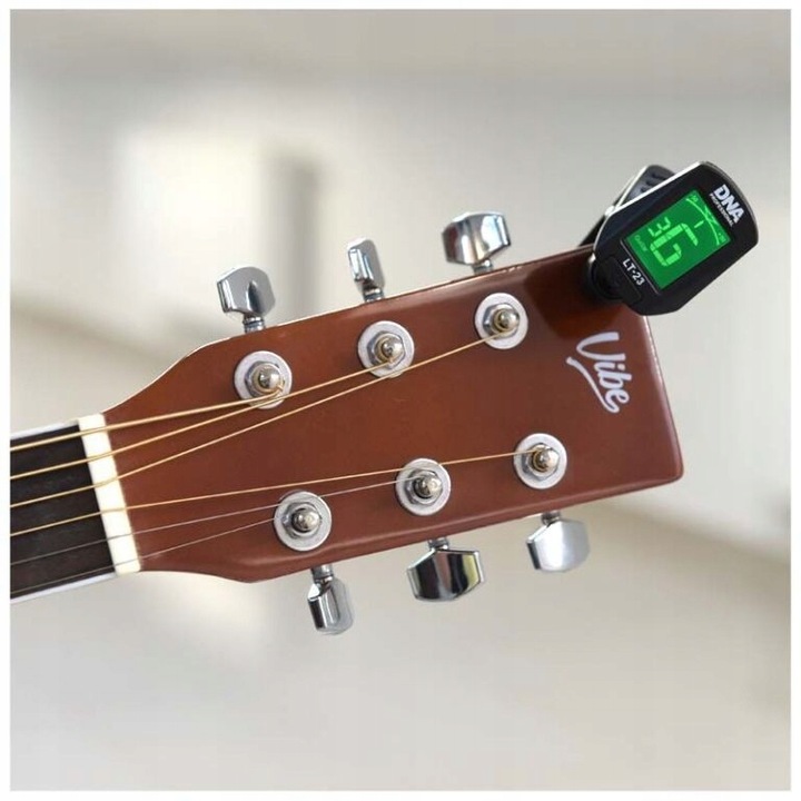 DNA LT23 STROIK GITAROWY TUNER CHROMATYCZNY DO GITARY BASU UKULELE NA KLIPS