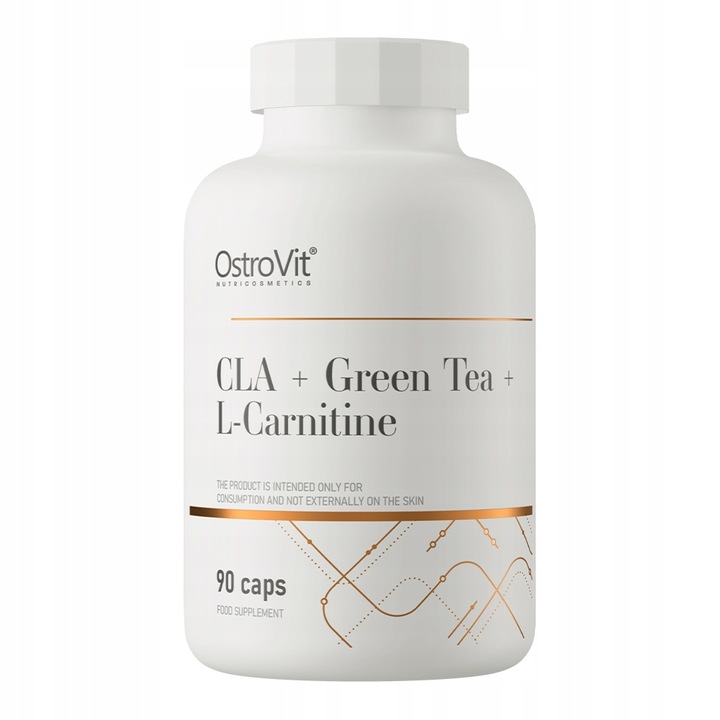 OstroVit CLA + Zielona Herbata + L-Karnityna 90 kap REDUKCJA Green Tea