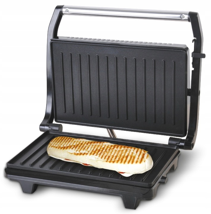 OPIEKACZ 700W TOSTER GRILL ELEKTRYCZNY Czerwony do KANAPEK PANINI