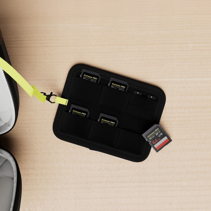 Allity organizer podróżny na elektronikę kosmetyki akcesoria pojemy czarny