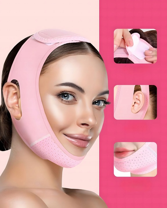 OPASKA LIFTINGUJĄCA MODELUJĄCA DO TWARZY POPRAWIAJĄCA OWAL PODBRÓDEK