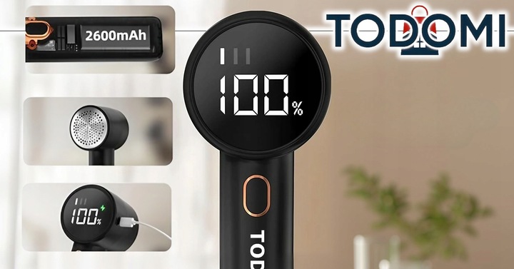 GOLARKA DO UBRAŃ SWETRÓW WYŚWIETLACZ LED ŁADOWANIE USB MOCNA