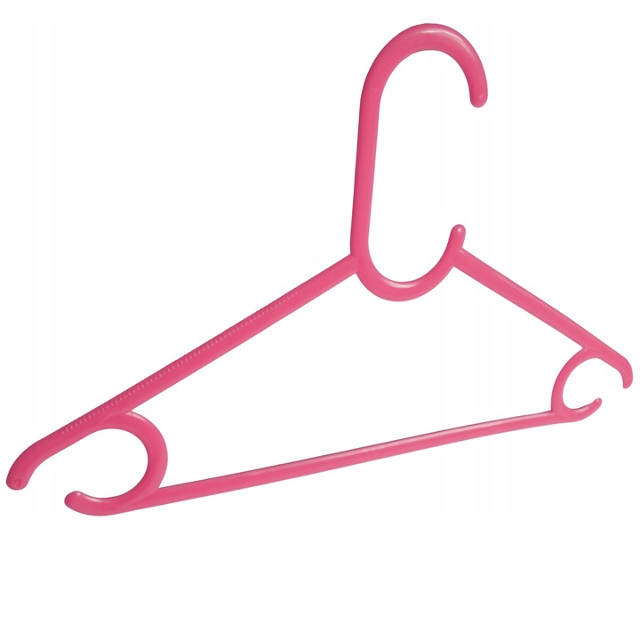 Wieszaki dziecięce dla dzieci na ubrania różowe 25 sztuk ubraniowe