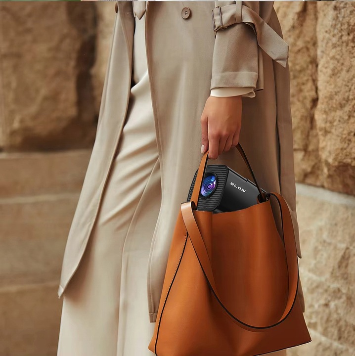 PRZENOŚNY PROJEKTOR RZUTNIK ANDROID SMART TV WIFI FULL HD + ETUI