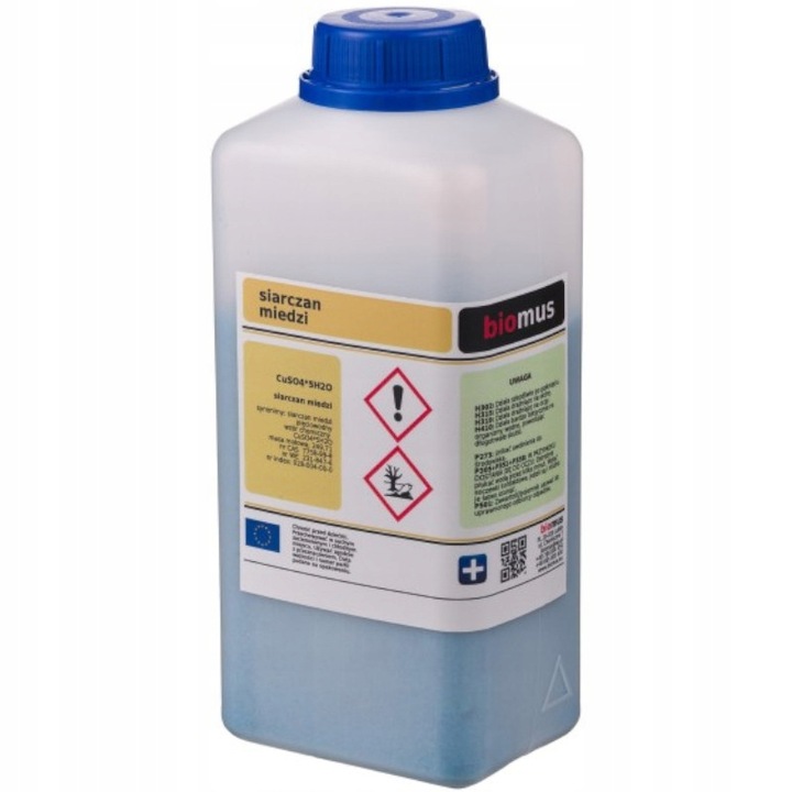 Siarczan miedzi na kryształy CuSO4 1kg Biomus