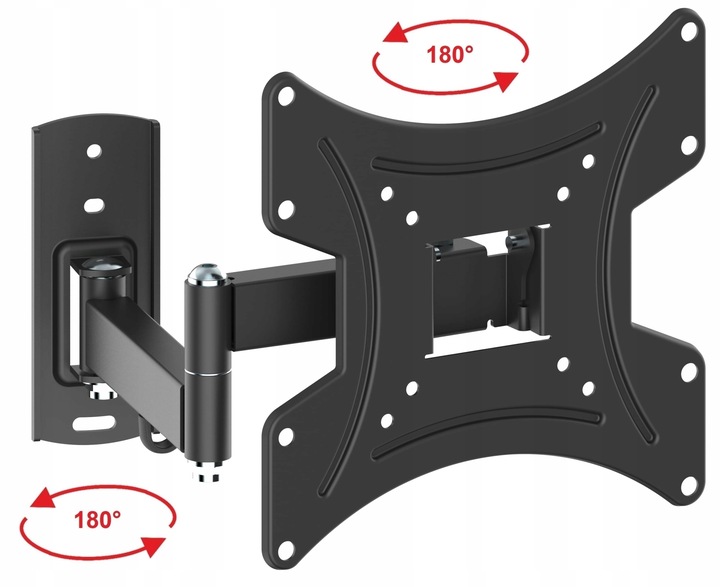 UCHWYT do TELEWIZORA 22 24 32 39 40 42 cale Wieszak TV OBROTOWY Extra Mocny