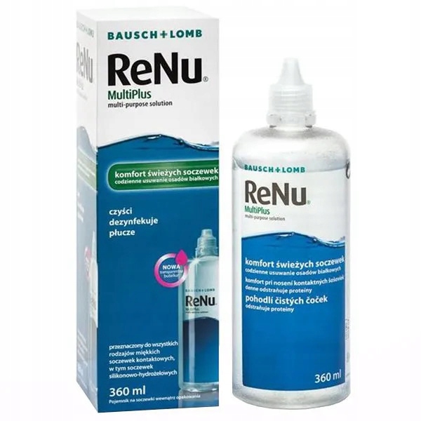 PŁYN DO SOCZEWEK RENU MULTIPLUS 360 ML x 2 BAUSCH&LOMB