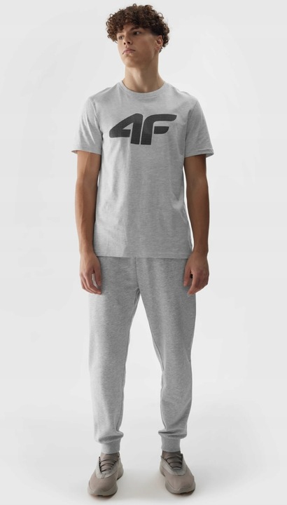 NOWE MĘSKIE SPODNIE DRESOWE 4F JOGGERY 4FWSS24TTROM603-27M r.3XL