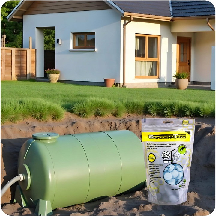 Tabletki bakterie do szamba i oczyszczalni SANIDENN 96+4 zapas na 2