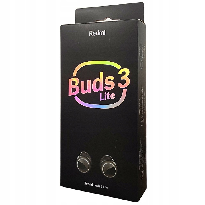 SŁUCHAWKI BEZPRZEWODOWE DOUSZNE Z MIKROFONEM REDMI BUDS 3 LITE CZARNE