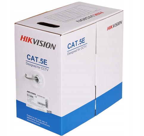 KABEL SIECIOWY UTP KAT.5E DO MONITORINGU MIEDŹ HIKVISION DS-PL-5E 305m