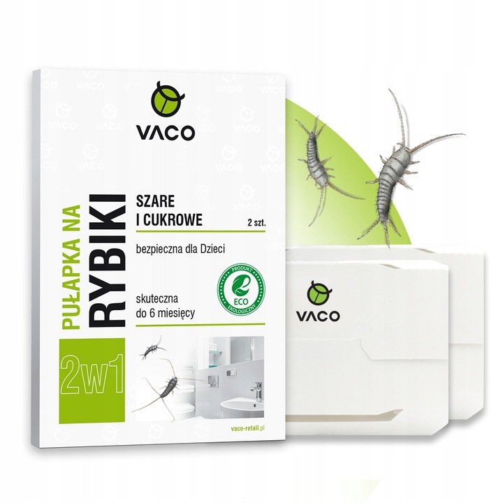 Zestaw na Rybiki 4x Pułapka na Rybiki 1x Preparat na Rybiki Płyn 250ml