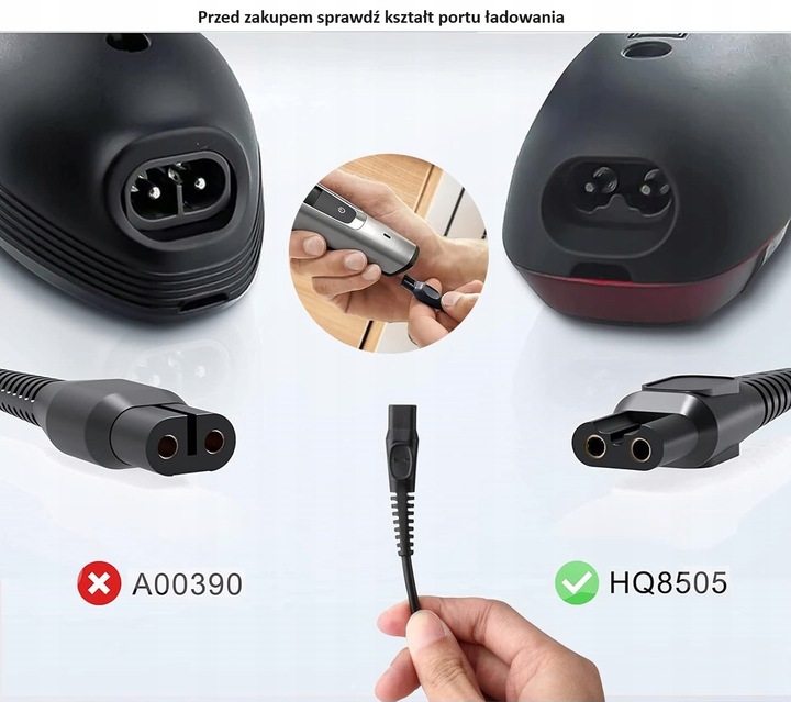 ŁADOWARKA DO GOLARKA PHILIPS HQ8505 OneBlade QP6505 QP6510 QP6520