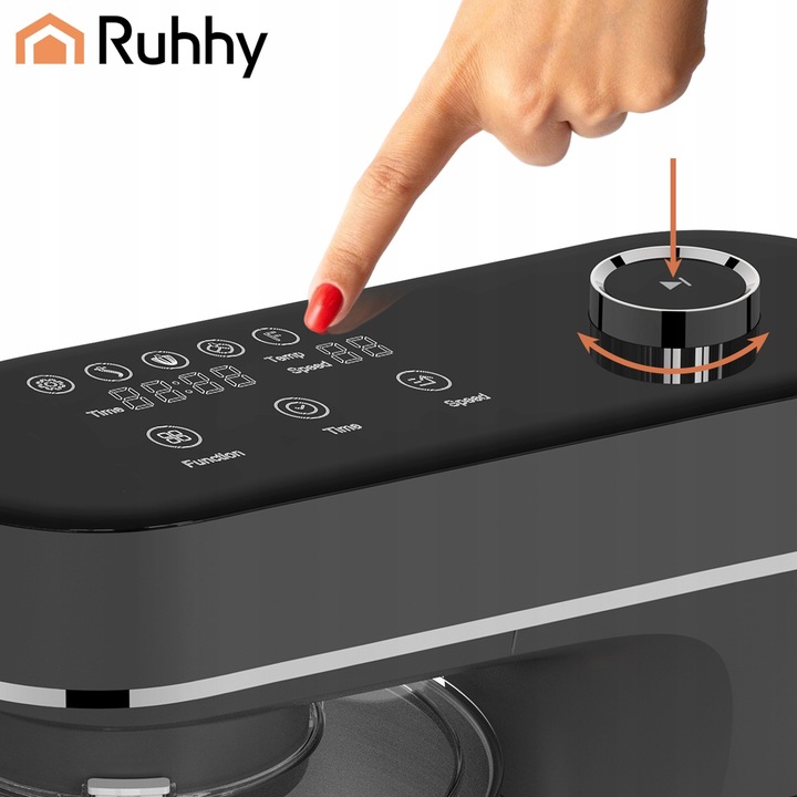 Robot Kuchenny Planetarny z Podgrzewaną Misą 5,7L Ruhhy Mikser do