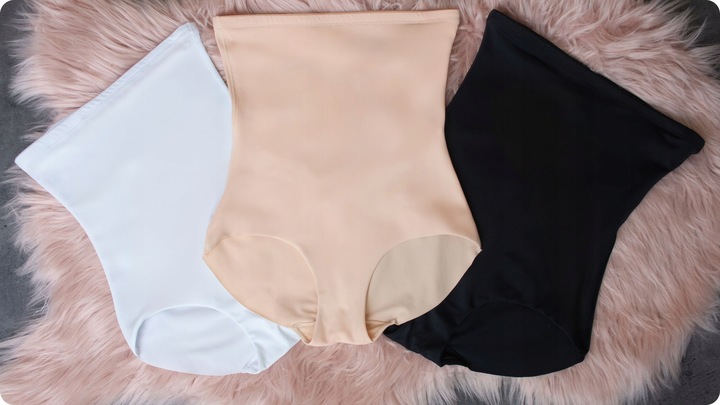 Majtki Wyszczuplające Brzuch Figi z Wysokim Stanem Modelujące Sylwetkę S/M