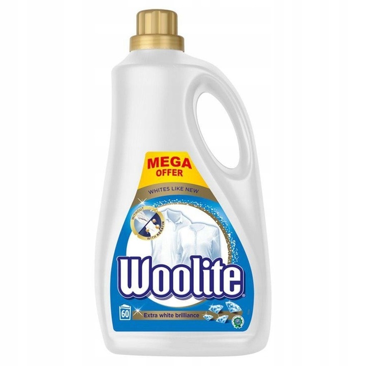 Płyn do prania WOOLITE do białego 60 prań 3,6 l