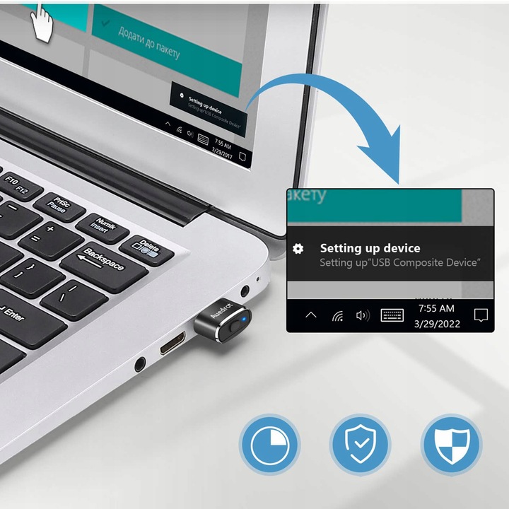 SYMULATOR MYSZKI RUCHU MYSZY MOUSE JIGGLER USB 3 TRYBY PRACA ZDALNA