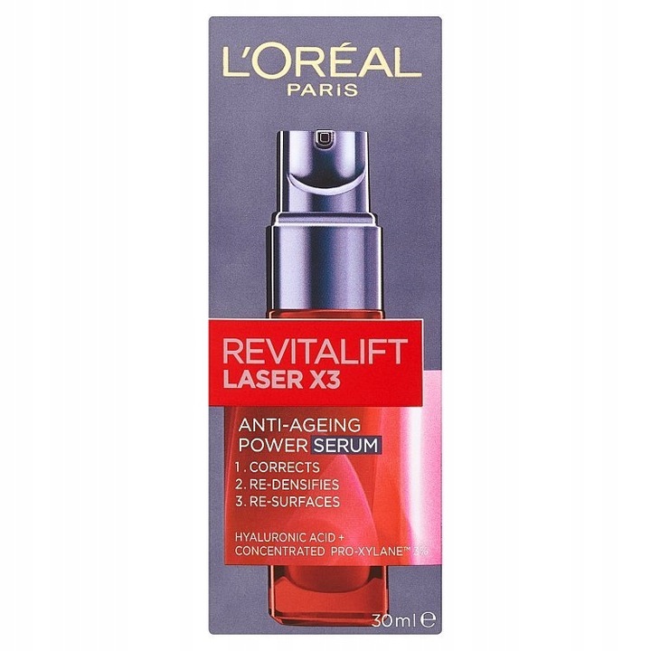 L'Oreal Paris Revitalift Laser X3 przeciwzmarszczkowe serum do twarzy 30 ml