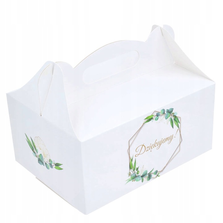 Pudełko Na Ciasto Tort Podziękowanie Na Komunię Chrzest Święty Dla Gości
