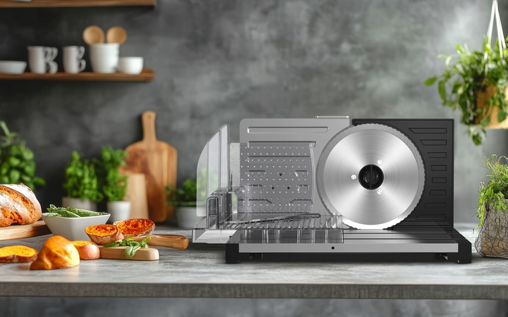 Krajalnica do warzyw chleba wędlin VERTENZ srebrna stal nierdzewna