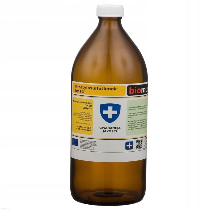 BIOMUS DMSO Dimetylosulfotlenek 500ml 0,5l szkło