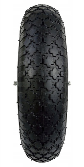 KOŁO KÓŁKO DO TACZKI TACZEK POMPOWANE Z OSIĄ MOCNE Z DĘTKĄ 4.00-8 2PR