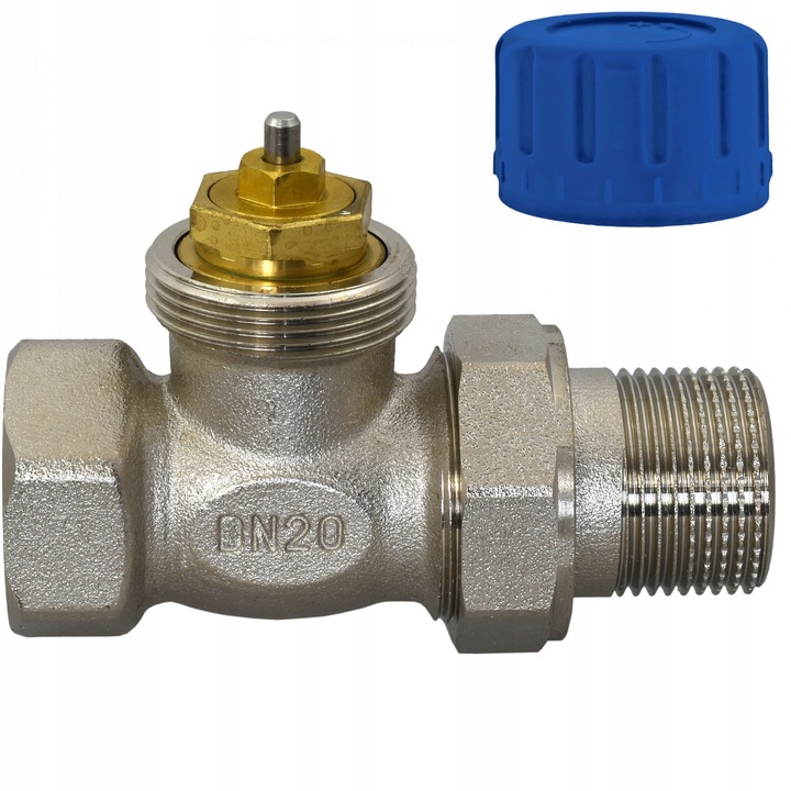 Zawór termostatyczny prosty 3/4" M30x1,5