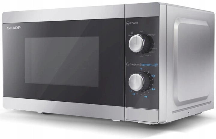 Kuchenka mikrofalowa wolnostojąca Sharp 800W grill 1000W 20L