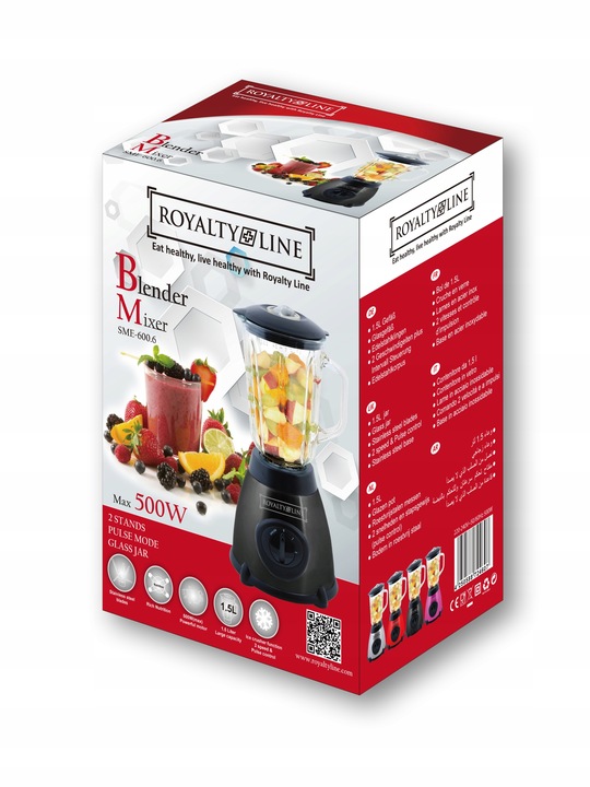 BLENDER KIELICHOWY SZKLANY DO KOKTAJLI KRUSZY LÓD MŁYNEK DO KAWY ZIAREN 2w1