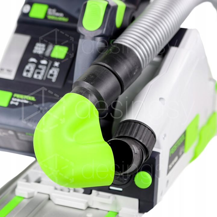 Kolanko kątowe zagłębiarki Festool TS 55 koniec haczenia węża WPUST