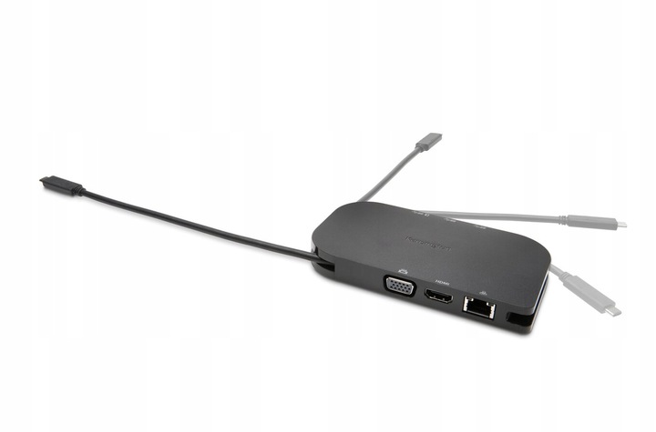 Kensington SD1610P Mobilna stacja dokująca HUB USB-C HDMI 4K 2xUSB RJ45 VGA