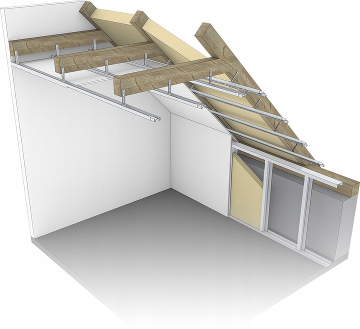 Wieszak kotwowy do poddaszy Budmat profil CD60 180 mm 100 szt.