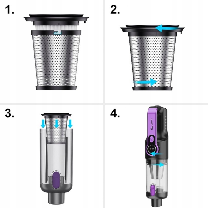 ODKURZACZ RĘCZNY BEZPRZEWODOWY AKUMULATOROWY SAMOCHODOWY DUŻA MOC