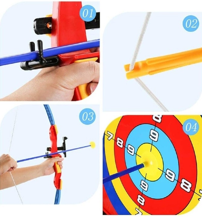 ŁUK DUŻY 3 STRZAŁY + CELOWNIK ZESTAW ŁUCZNIKA DLA DZIECI 90CM