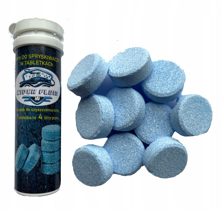 Letni Płyn do spryskiwaczy w tabletkach koncentrat do szyb 4l x 50szt