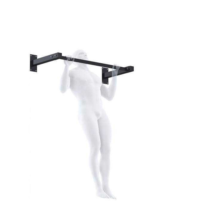 DRĄŻEK DO PODCIĄGANIA szeroki 120cm ŚCIANA / SUFIT