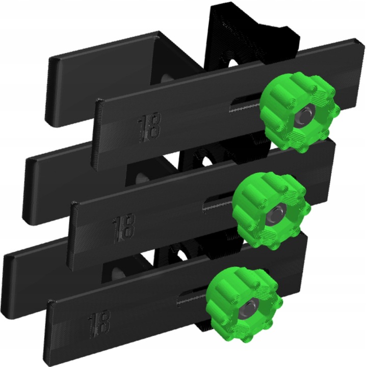 3x Trasowanie maskownic krzywizny typu USCRIBE 18