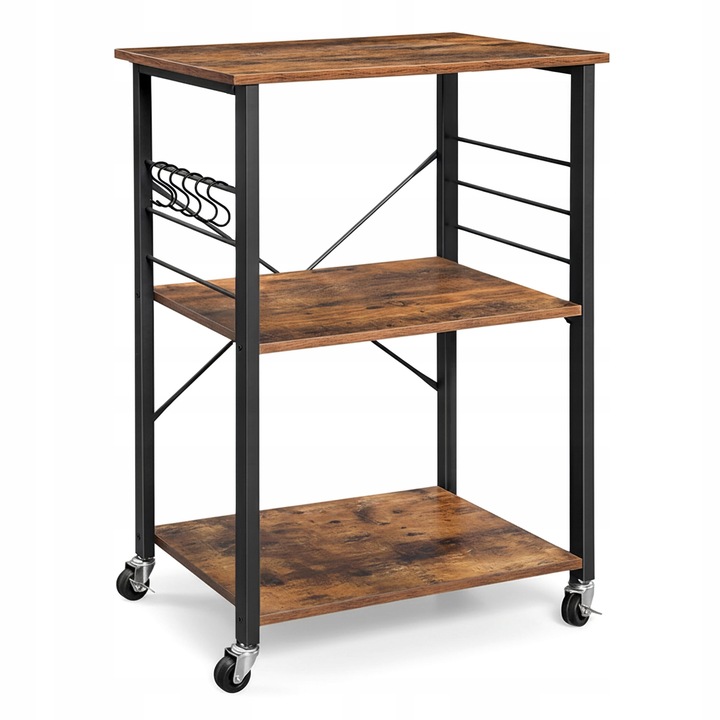 SZAFKA MOBILNA REGAŁ NA KÓŁKACH PÓŁKA WÓZEK STOLIK DO KUCHNI SALONU